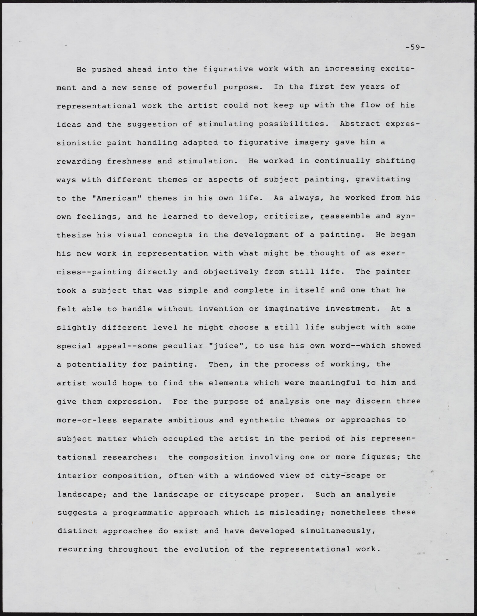 Gerald NORDLAND, essay draft, undated