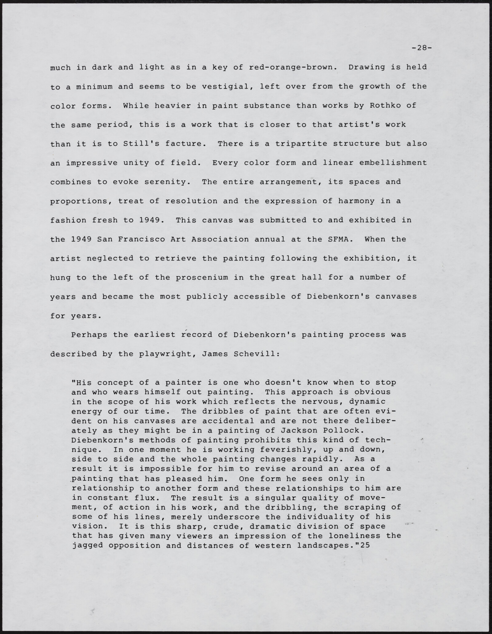 Gerald NORDLAND, essay draft, undated