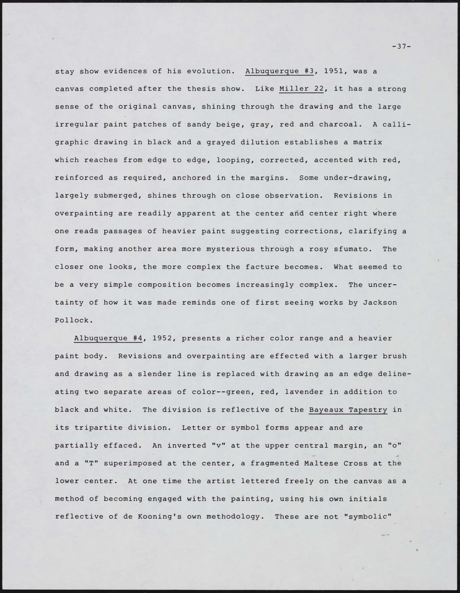 Gerald NORDLAND, essay draft, undated