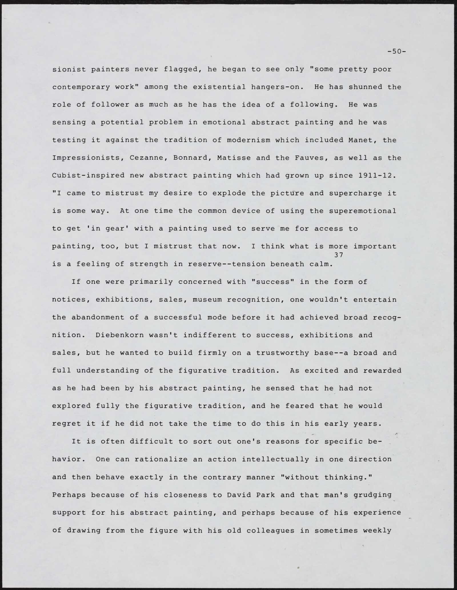 Gerald NORDLAND, essay draft, undated