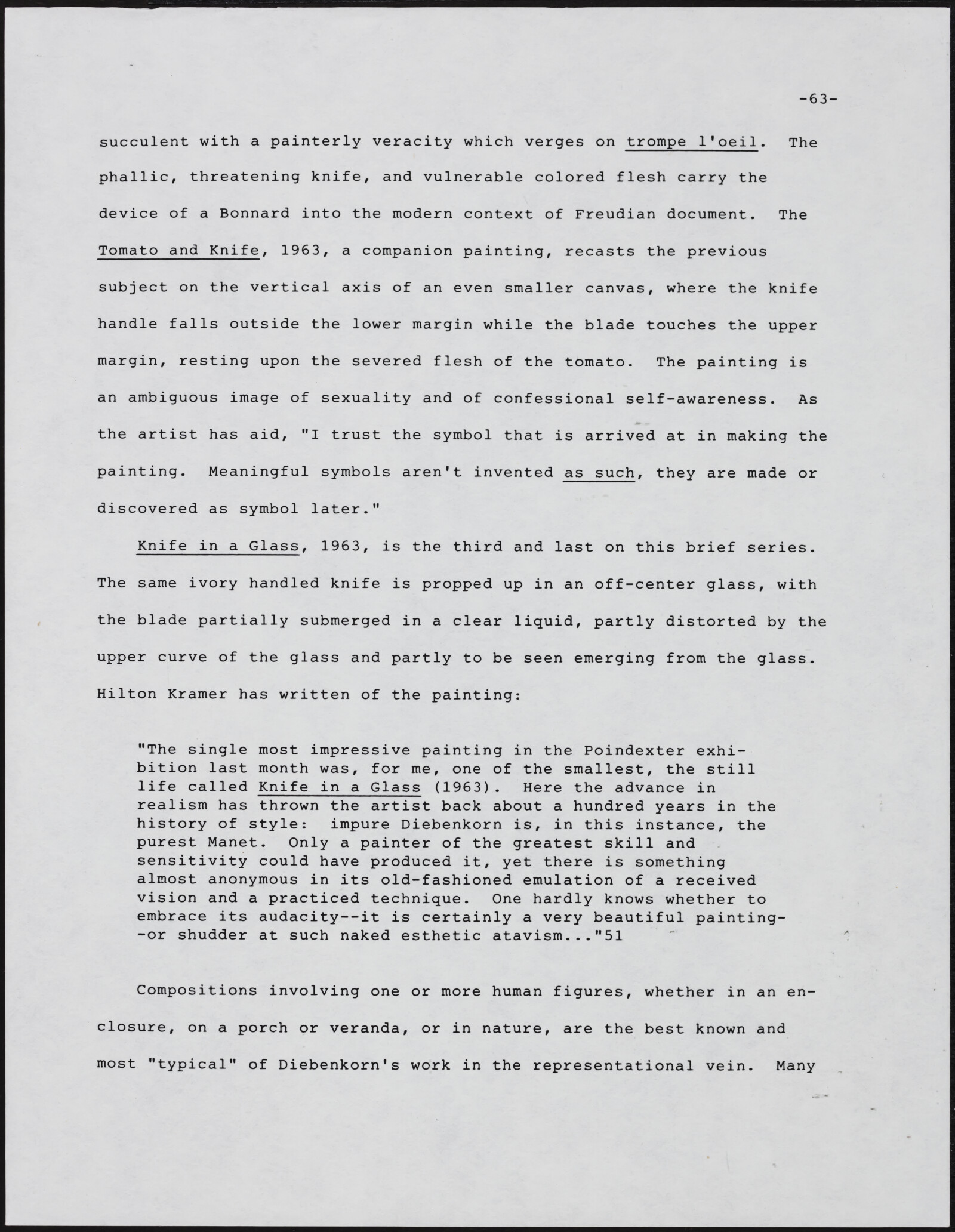 Gerald NORDLAND, essay draft, undated