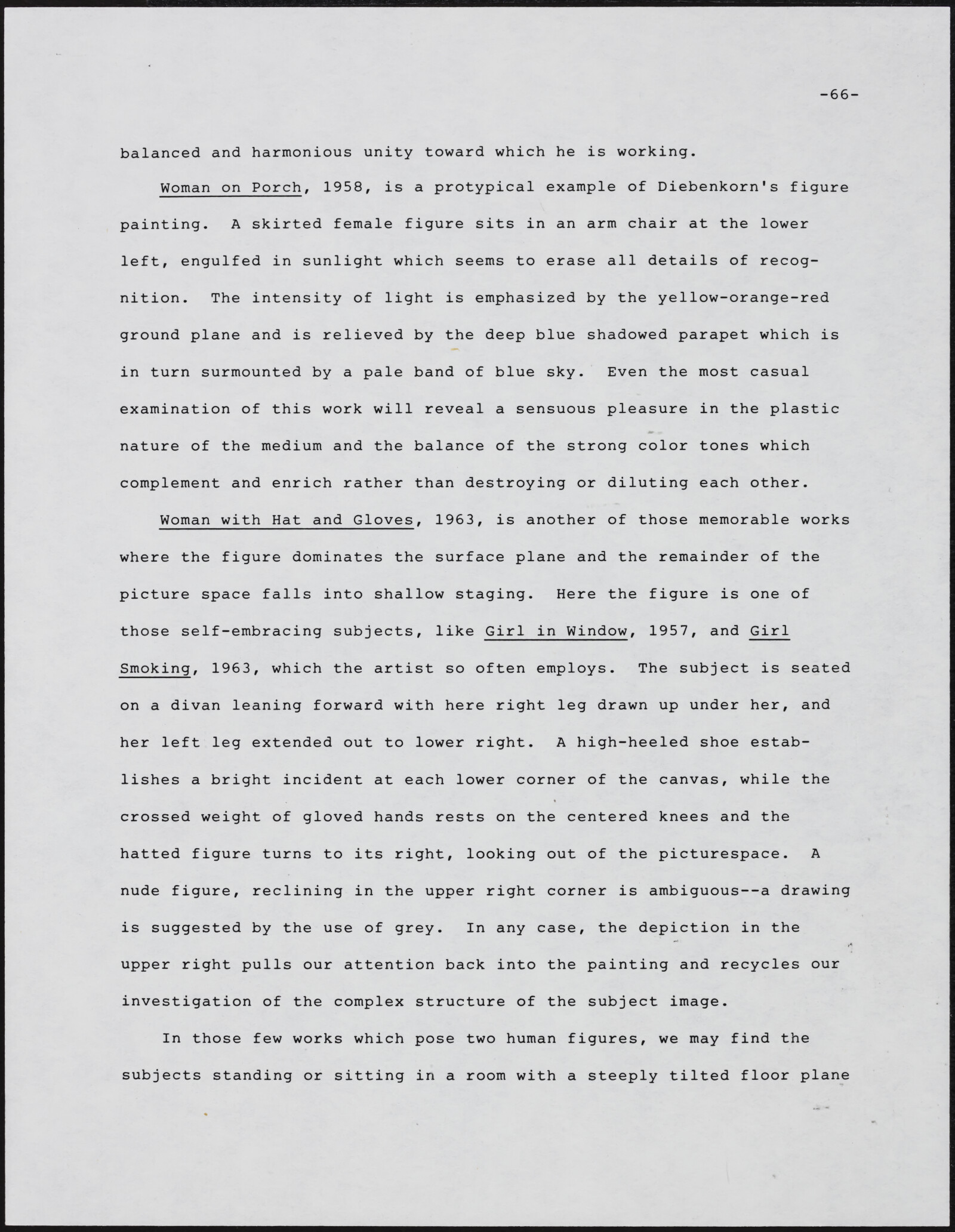 Gerald NORDLAND, essay draft, undated