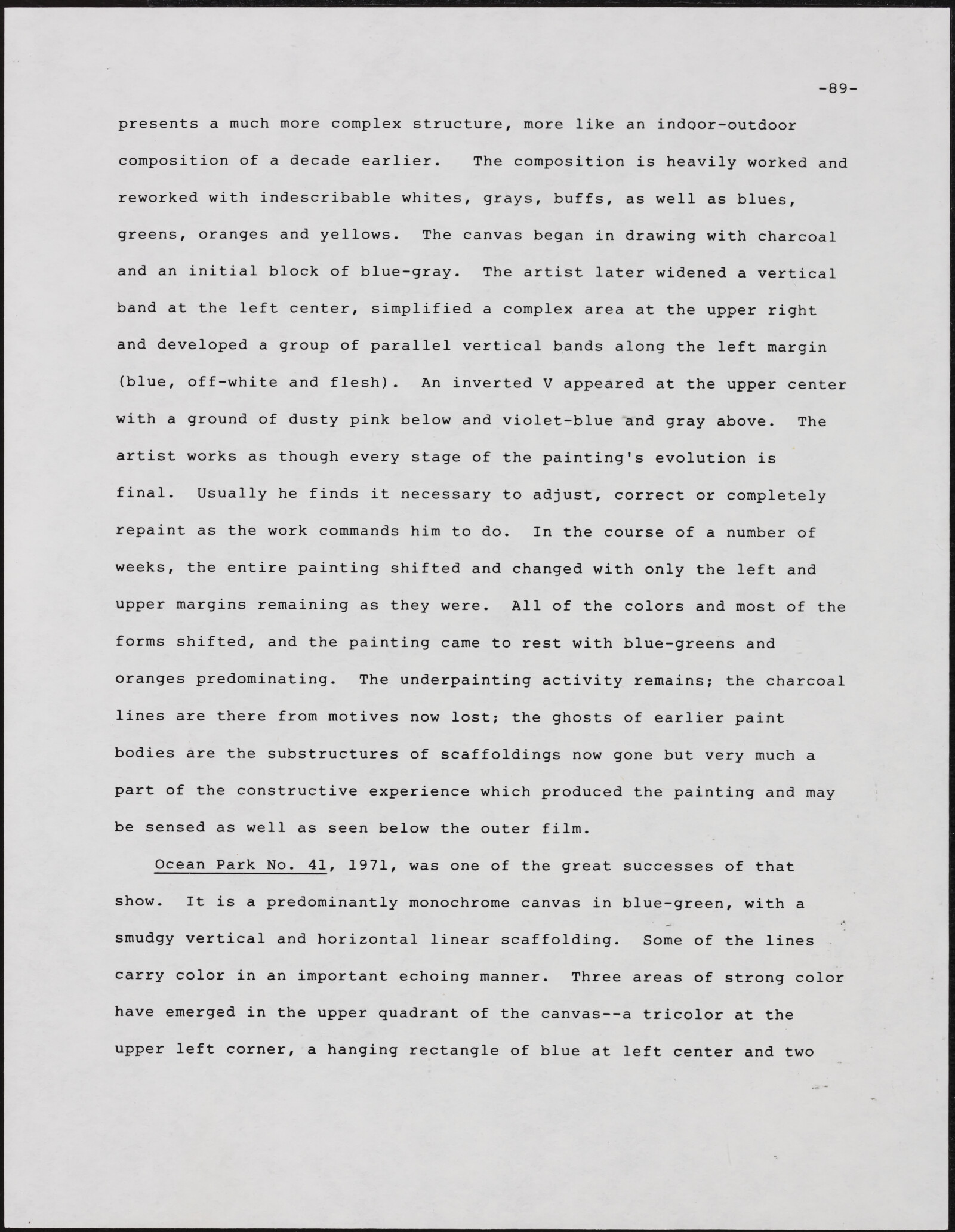 Gerald NORDLAND, essay draft, undated