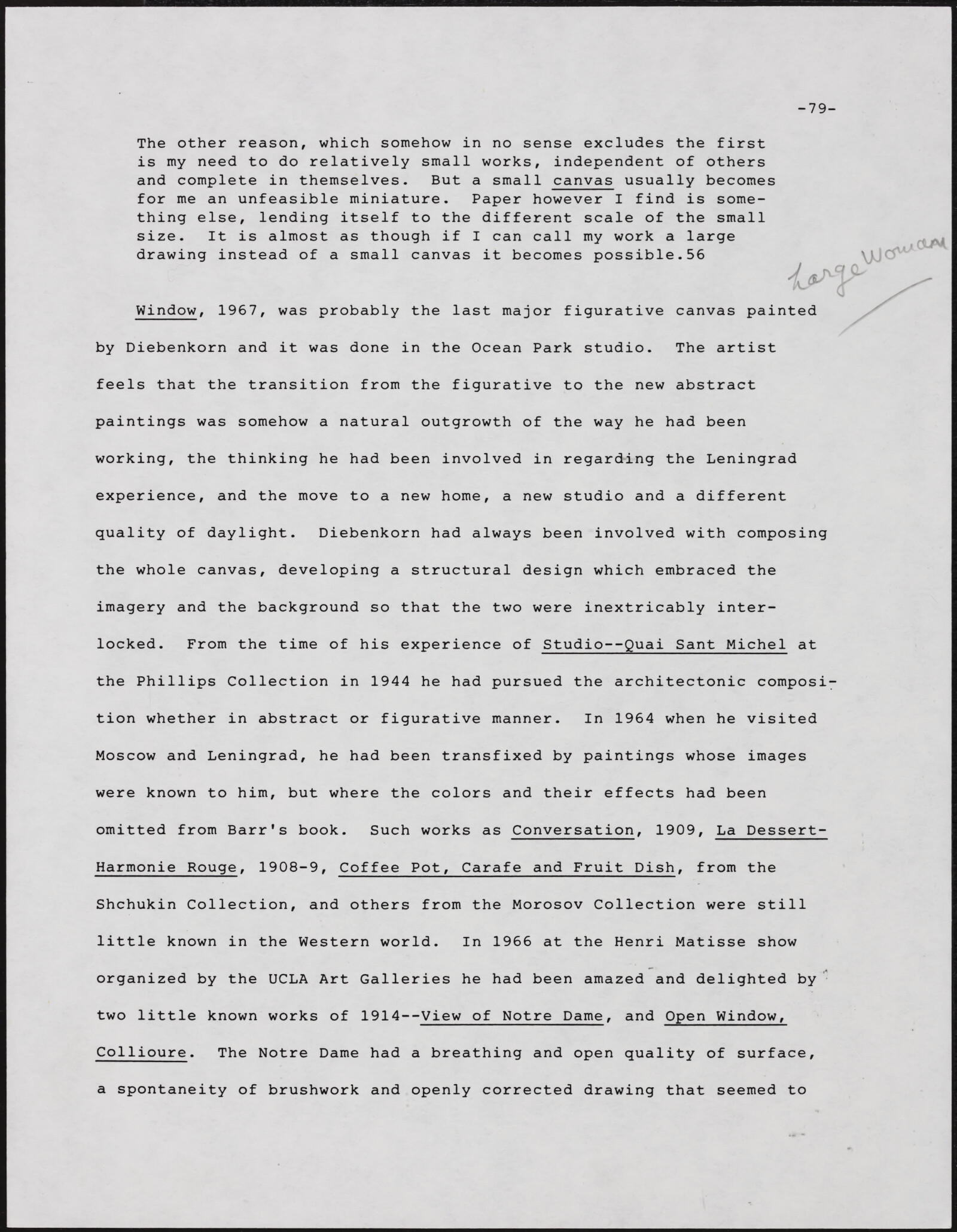 Gerald NORDLAND, essay draft, undated