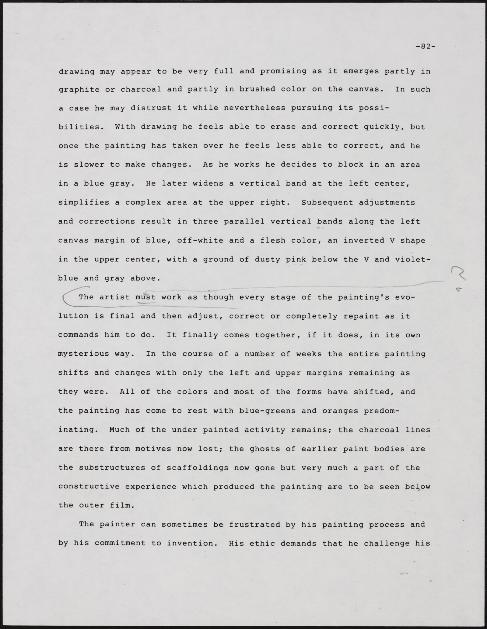 Gerald NORDLAND, essay draft, undated