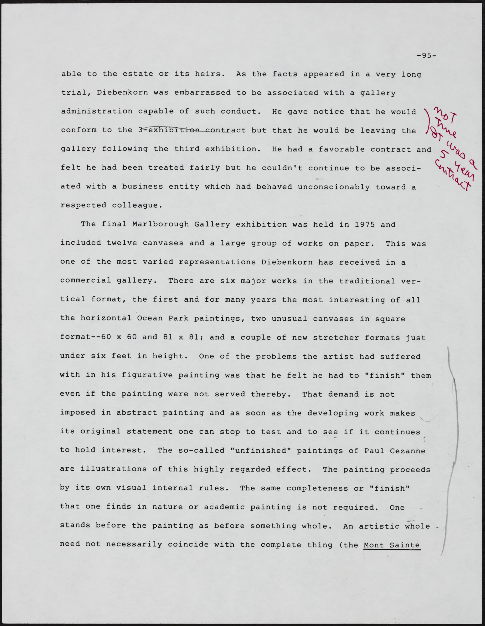 Gerald NORDLAND, essay draft, undated