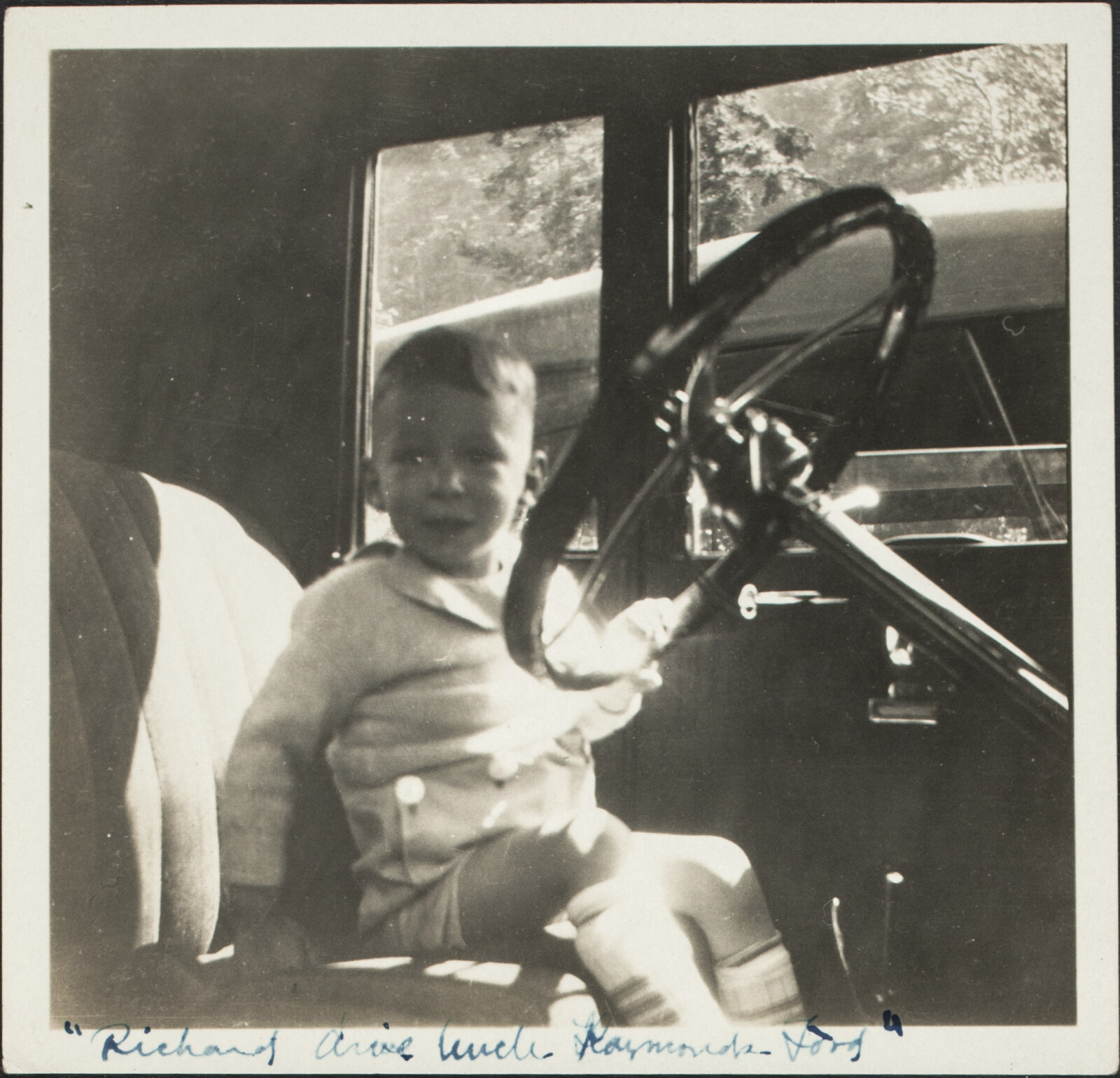 Young Richard Diebenkorn with Family