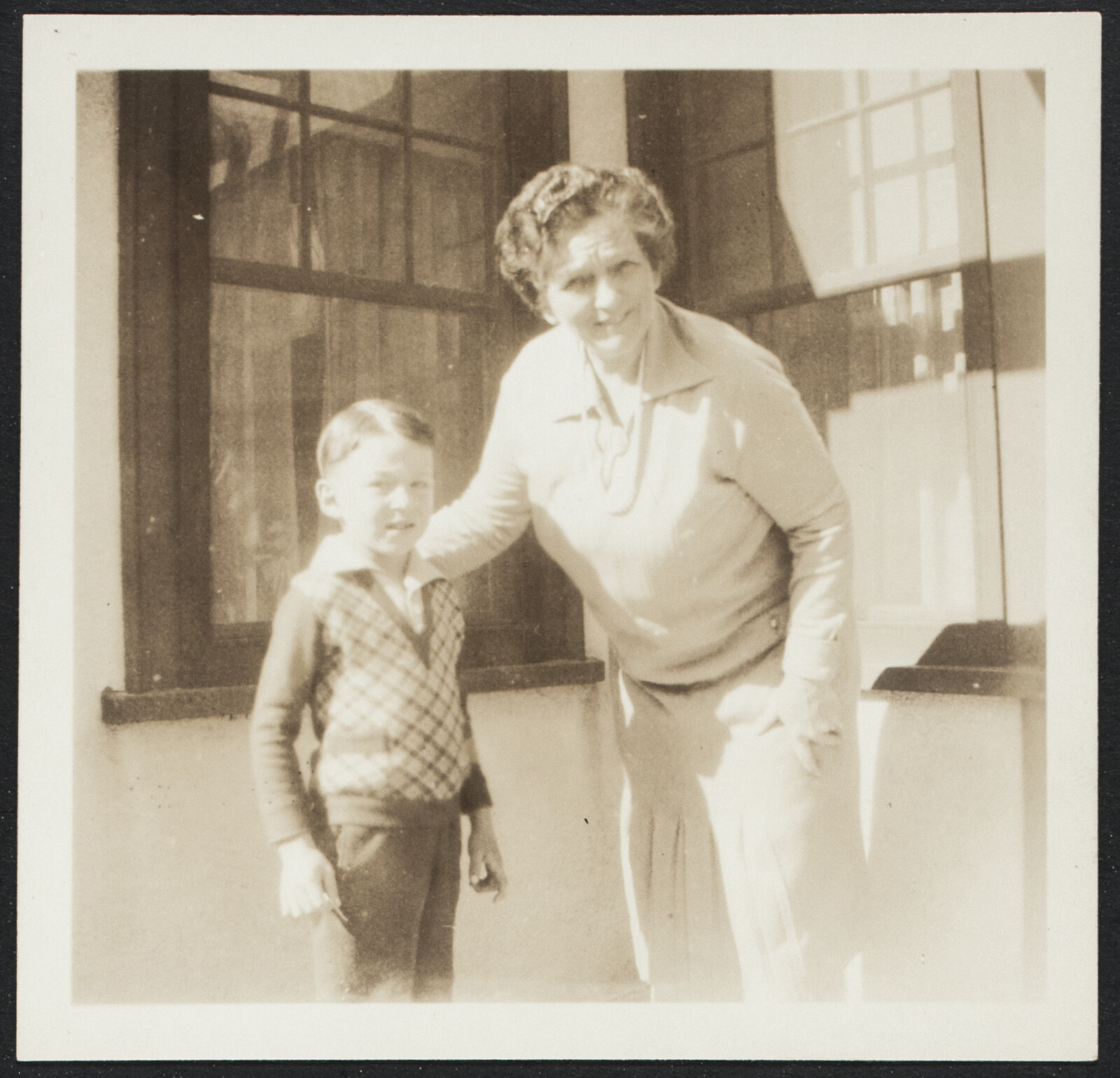 Young Richard Diebenkorn with Family