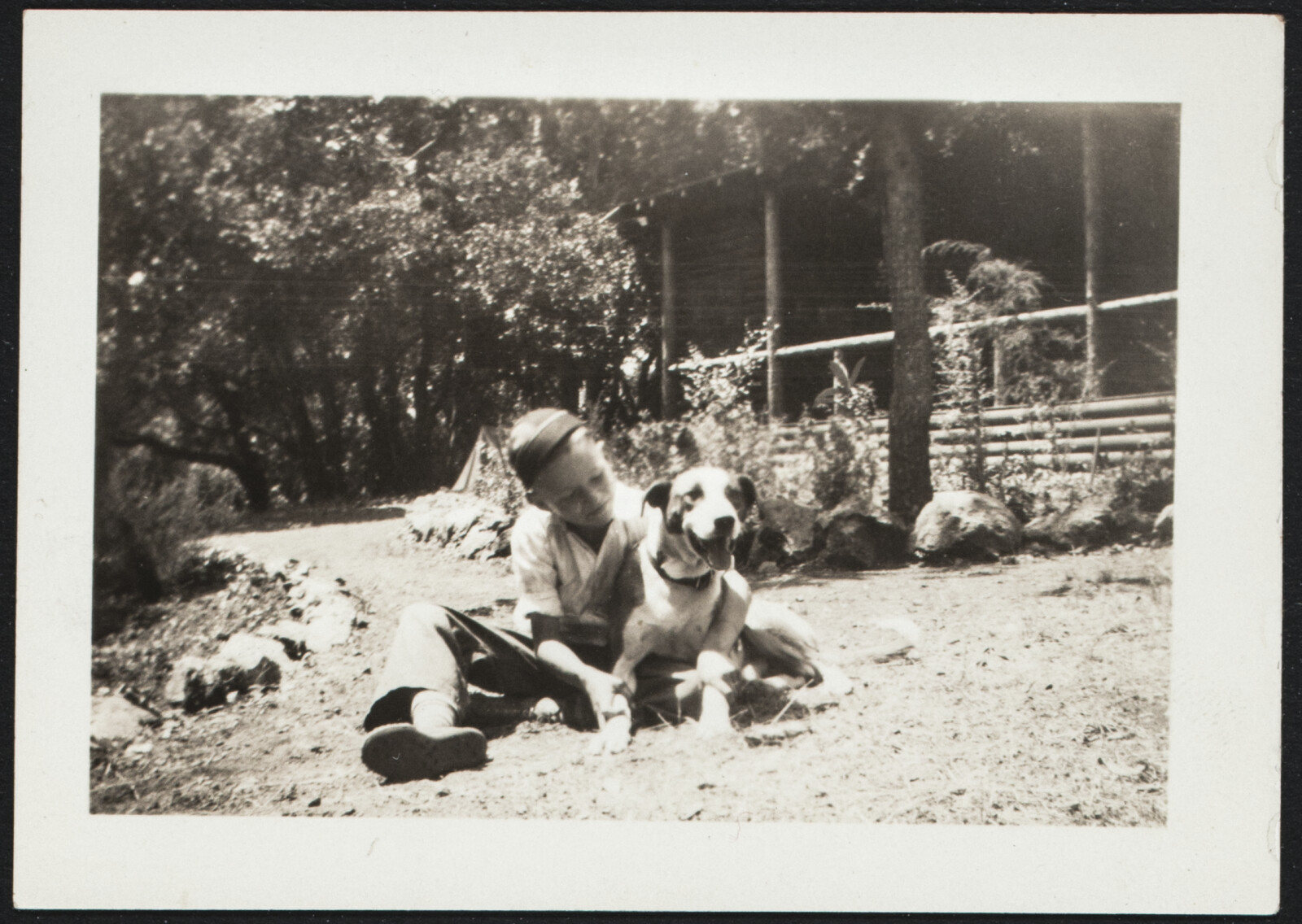 Young Richard Diebenkorn with Family