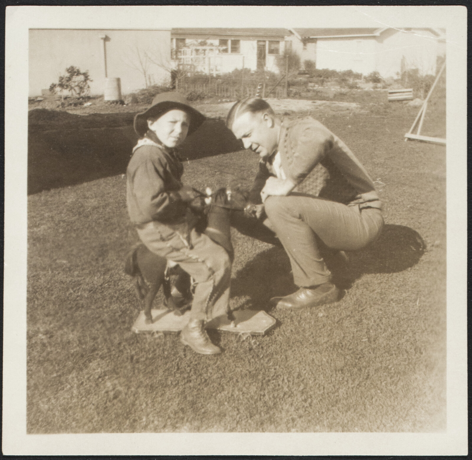 Young Richard Diebenkorn with Family