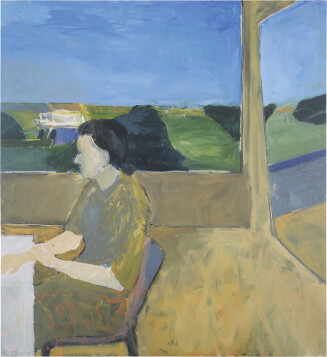 Woman by a Large Window