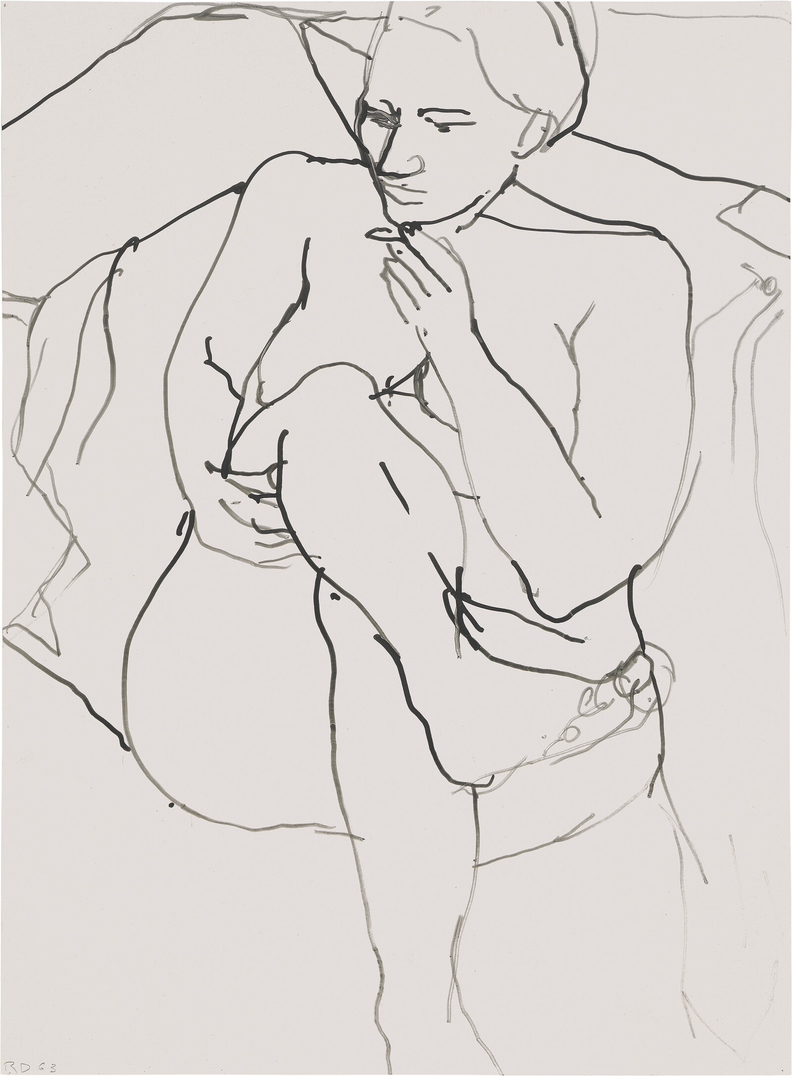 Untitled (Seated Nude)