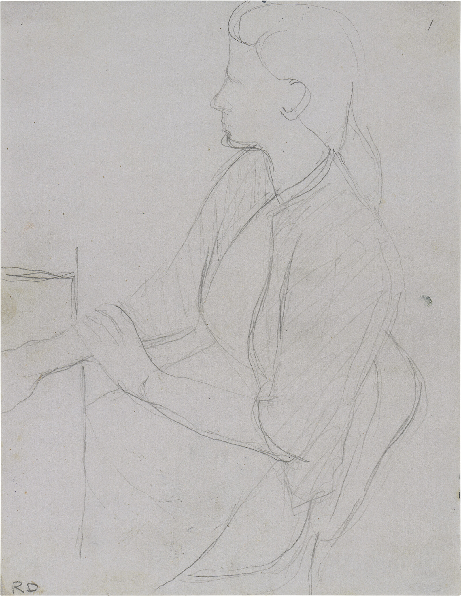 Study for Woman by a Large Window