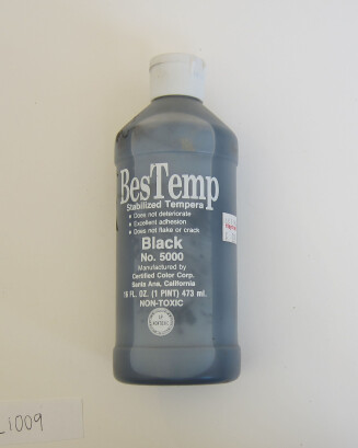 Studio Materials, BesTemp Stabilized Tempera Black