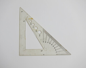 Studio Materials, Plastic Triangle Ruler