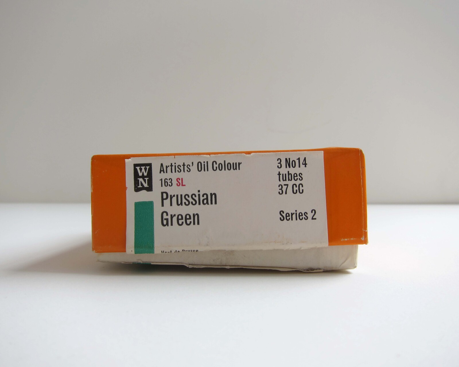 Studio Materials, Box of Windsor & Newton Paints Prussian Green