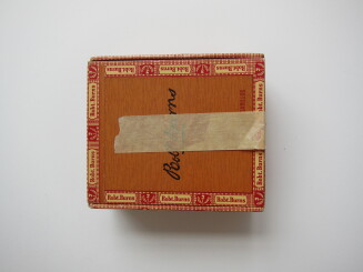 Studio Materials, Cigar Box w Paints