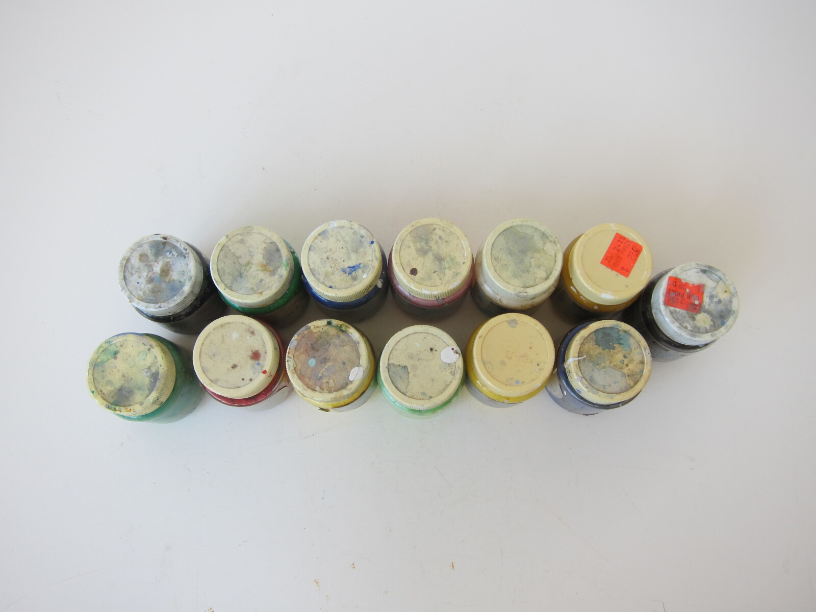 Studio Materials, tempera paint jars