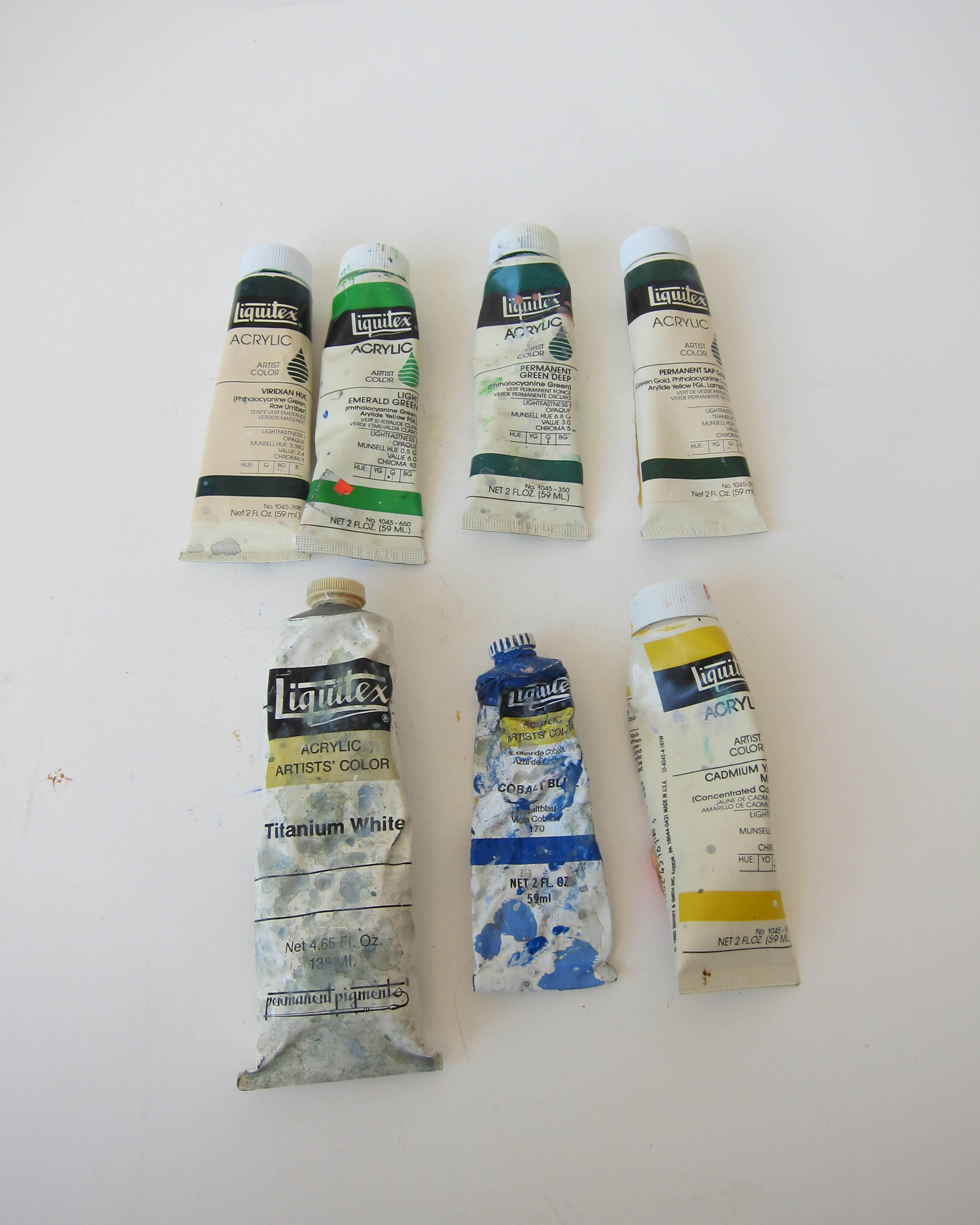 Studio Materials, Acrylic Paint Tubes