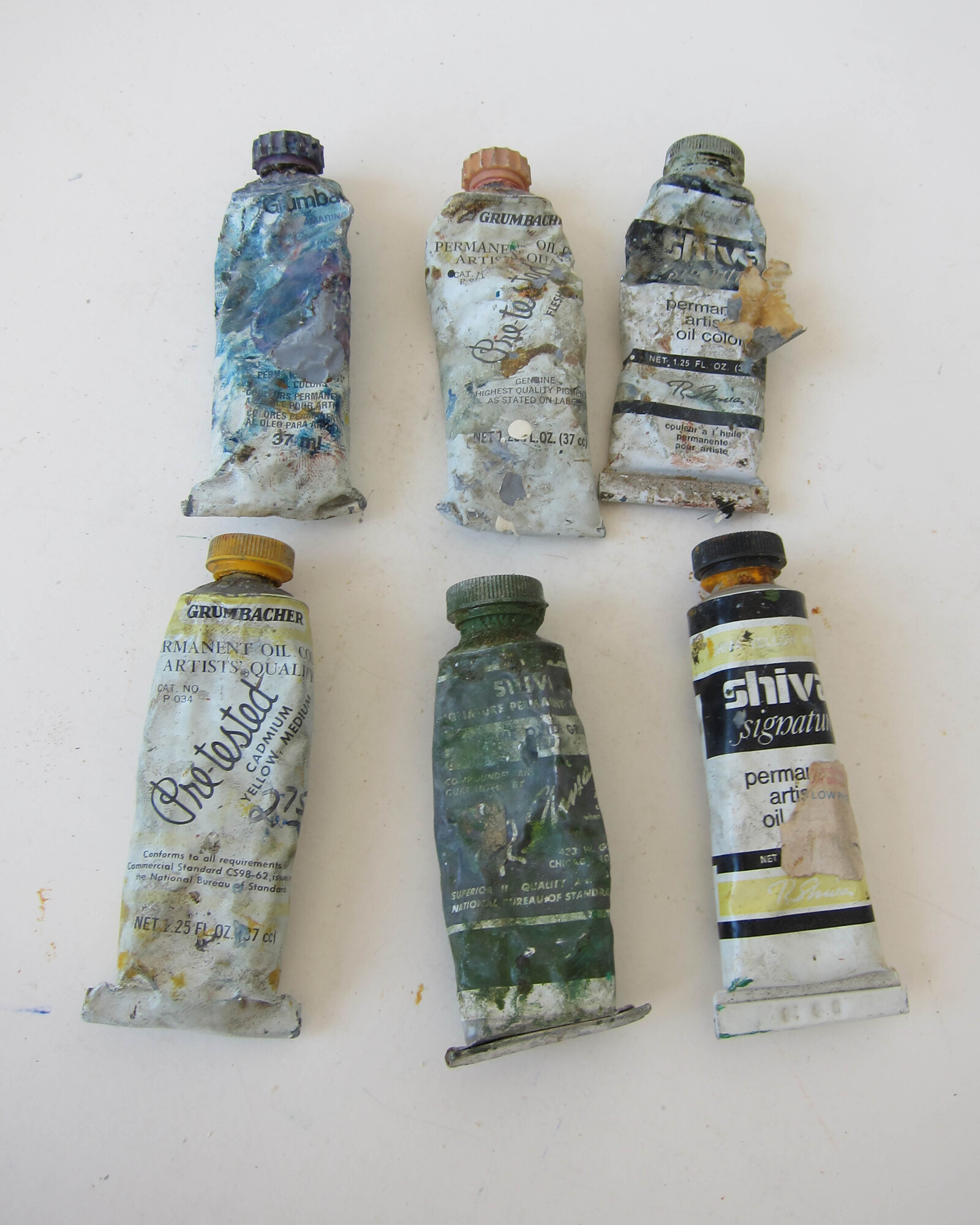 Studio Materials, Oil Paint Tubes