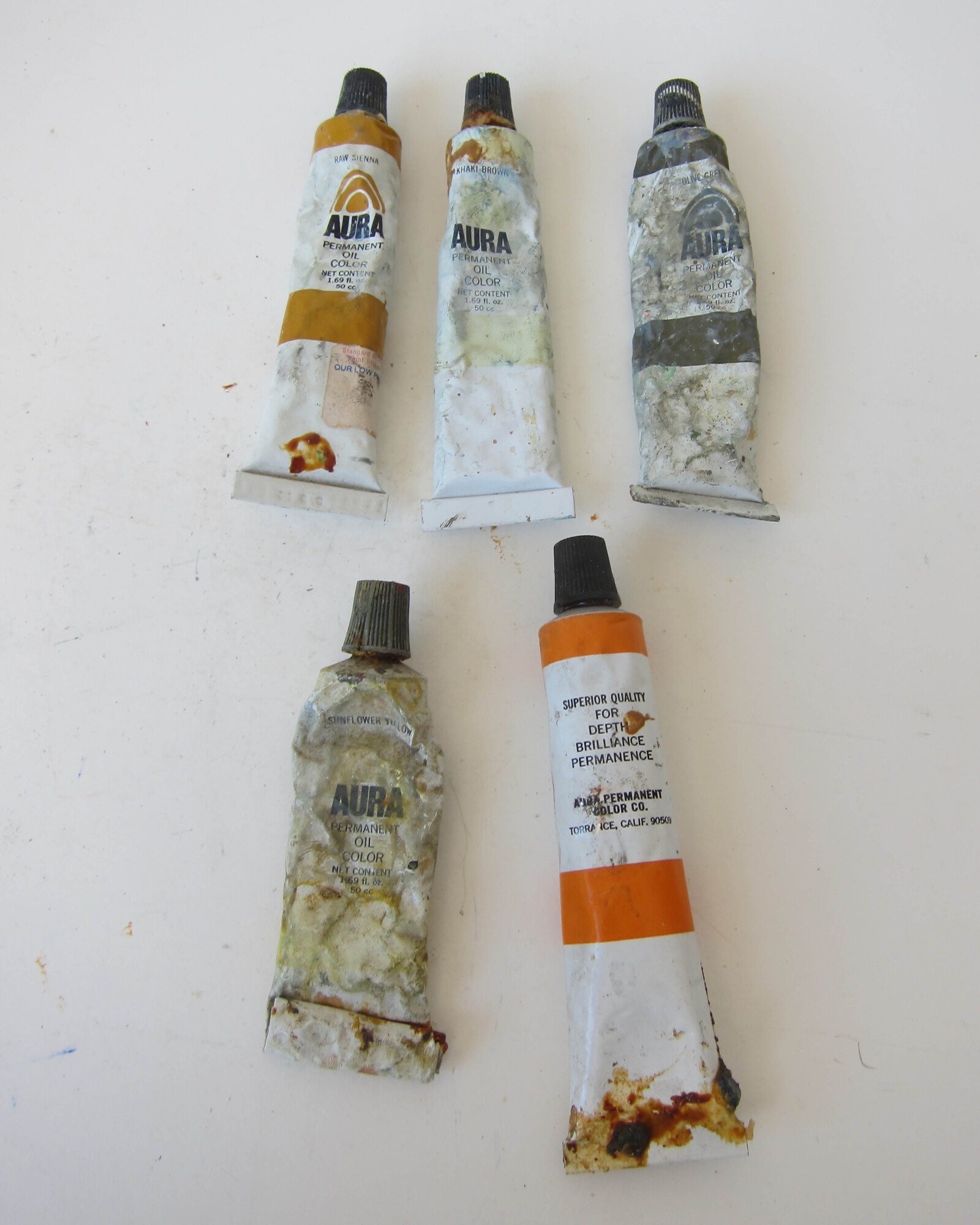 Studio Materials, Oil Paint Tubes