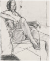 Untitled (Seated Nude, Knee Up)